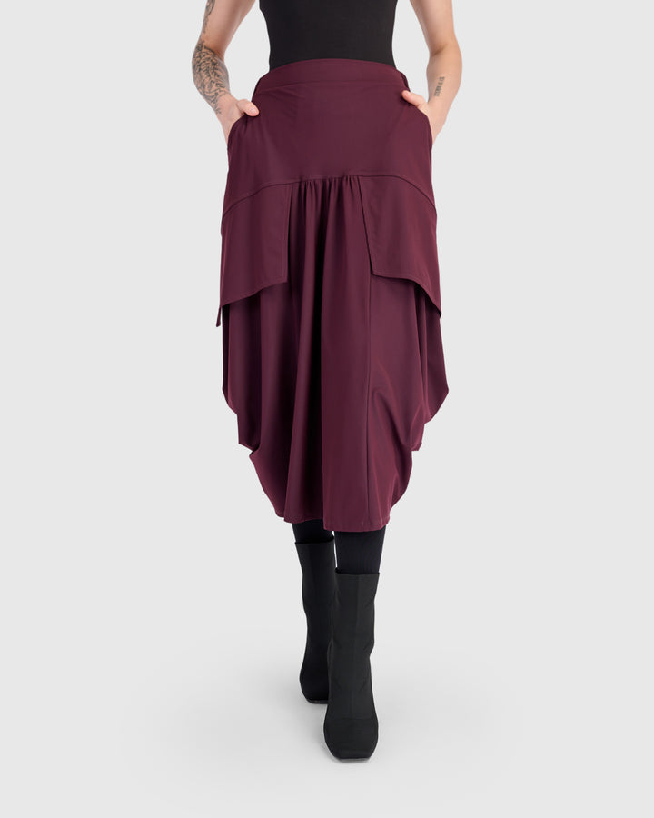 Essential Tekbika Gotta Have It Skirt, Wine