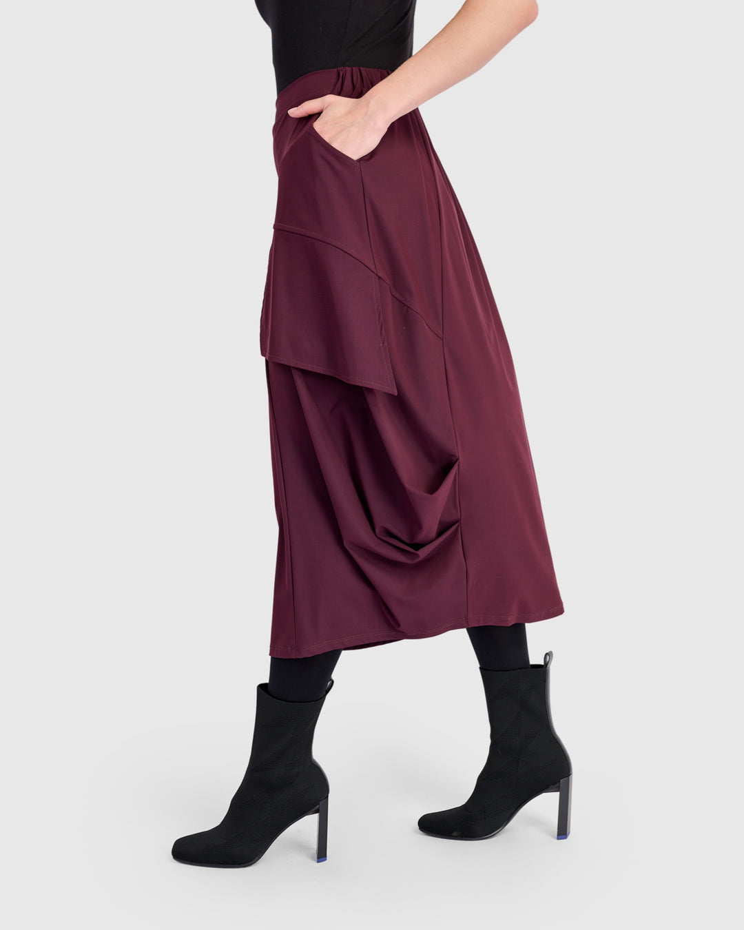 Essential Tekbika Gotta Have It Skirt, Wine