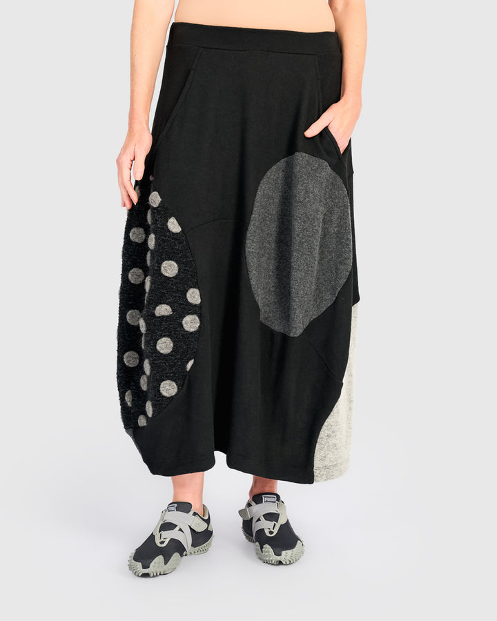 Urban Cozy Maxi Skirt, Storm Mix