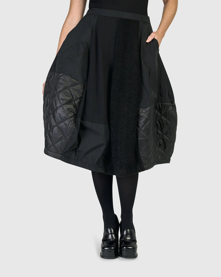 Urban Divina Balloon Skirt, Black