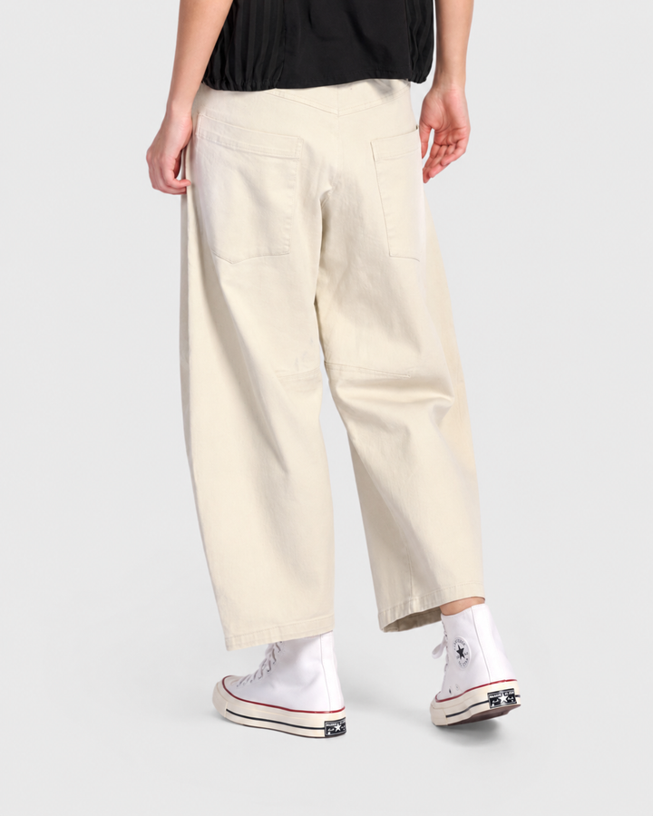 Go-To Barrel Pants, Ivory