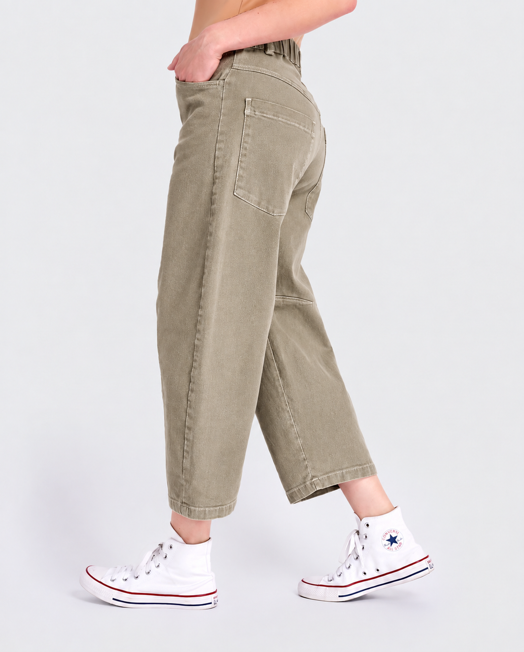 Go-To Barrel Pants, Khaki