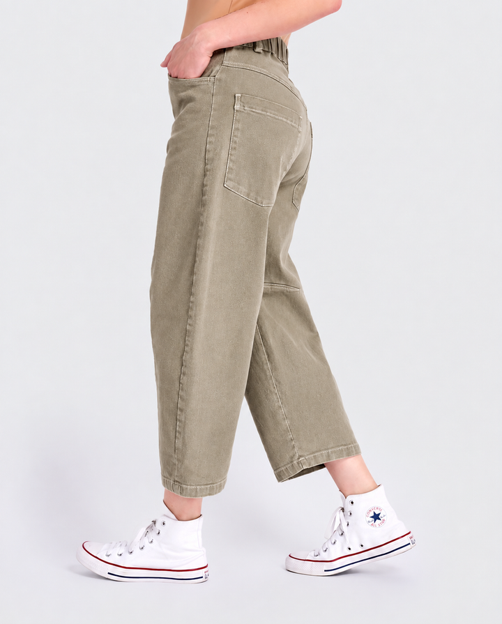 Go-To Barrel Pants, Khaki