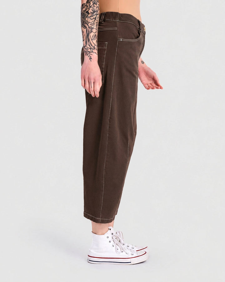 Go-To Barrel Pants, Pecan