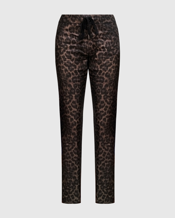 Animal Iconic Stretch Jeans, Brown Leopard
