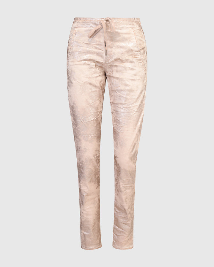 Iconic Stretch Jeans, Rose Gold Nude