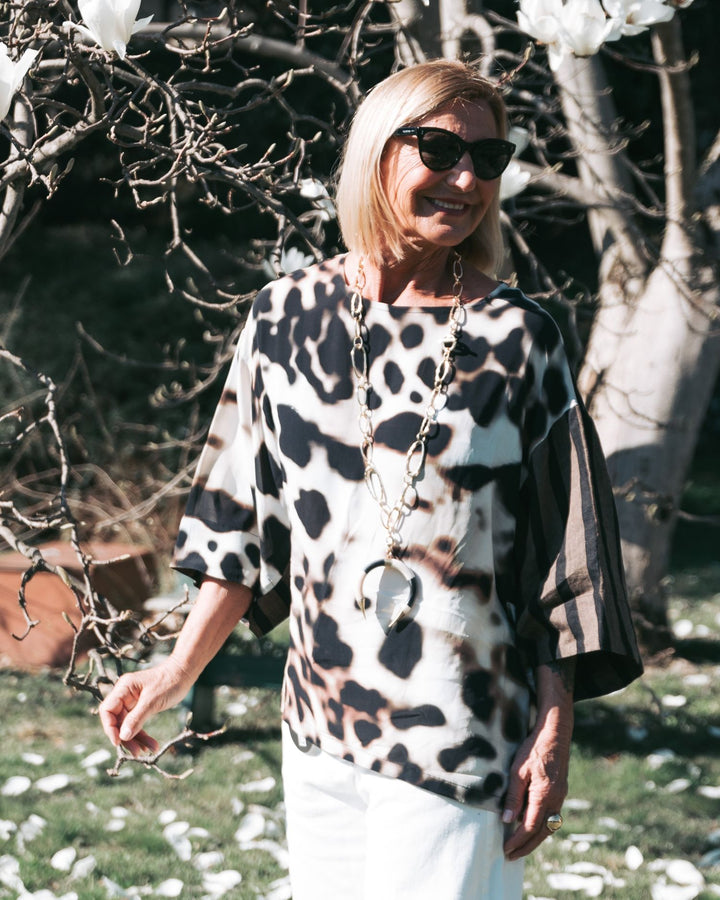 Osprey Chiffon Top, Leopard