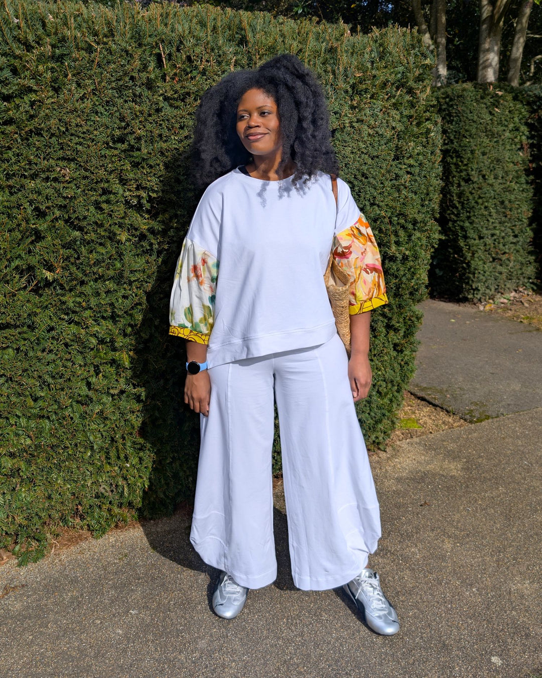 Essential Terry Punto Pants, White