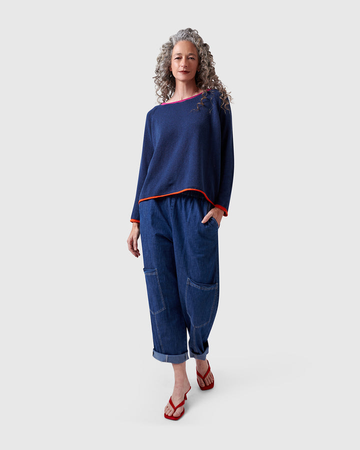 Gigi Sweater, Navy