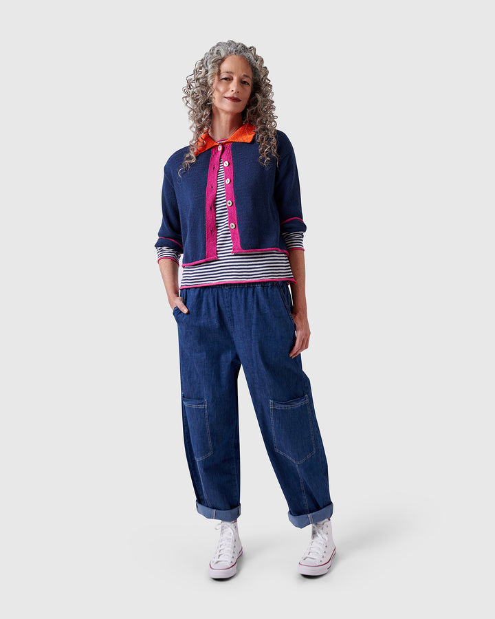Coco Cardigan, Navy