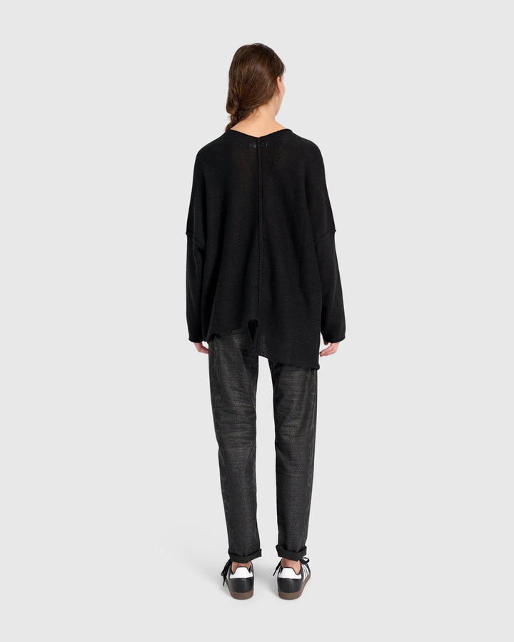Bliss Slouchy Sweater, Black