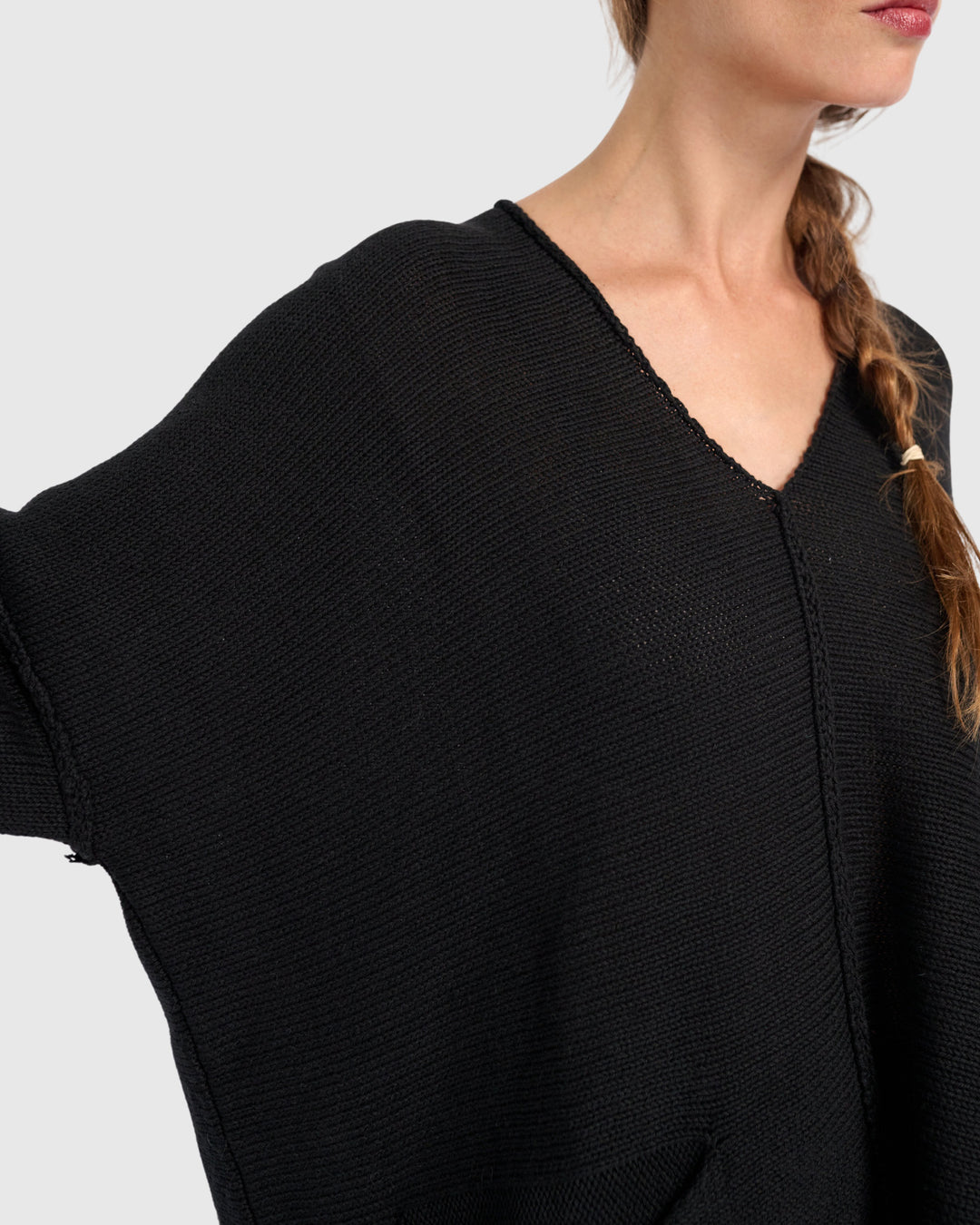 Bliss Slouchy Sweater, Black
