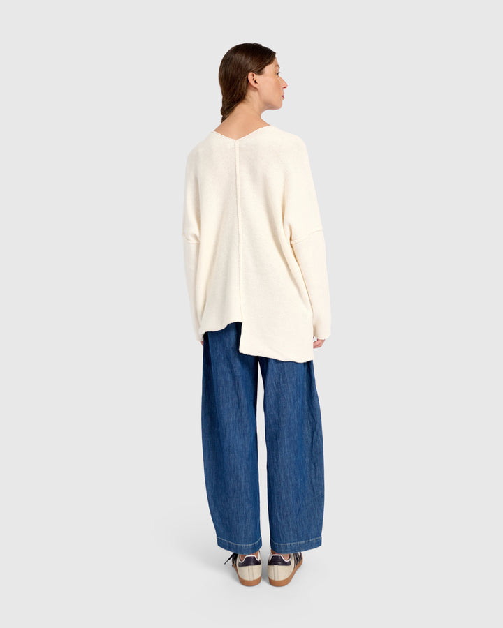 Bliss Slouchy Sweater, Cream