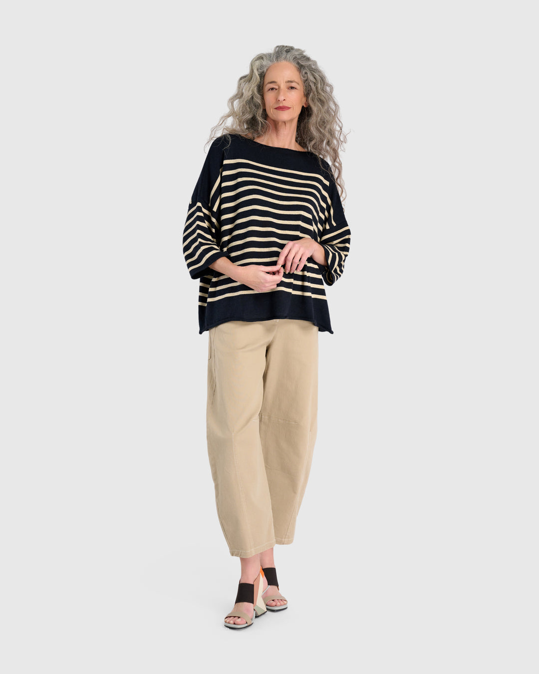 Go-To Barrel Pants, Sand