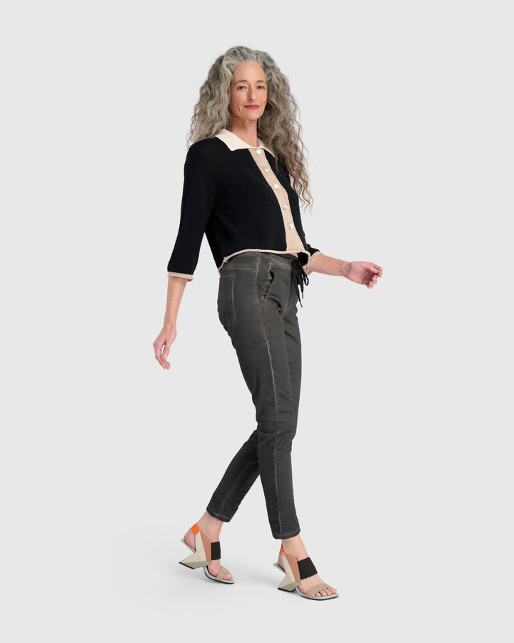 Washed Iconic Stretch Jeans, Steel