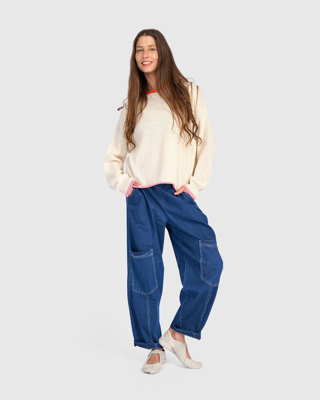 Pip Rollneck Pullover, Ivory