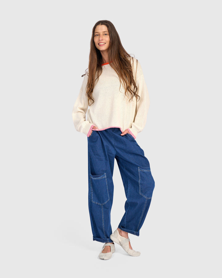 Pip Rollneck Pullover, Ivory