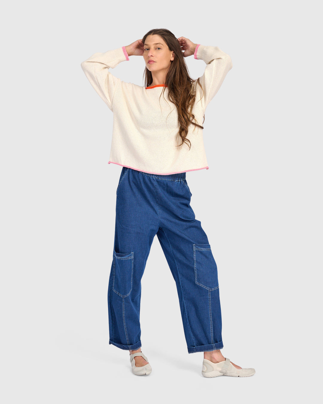 Pip Rollneck Pullover, Ivory