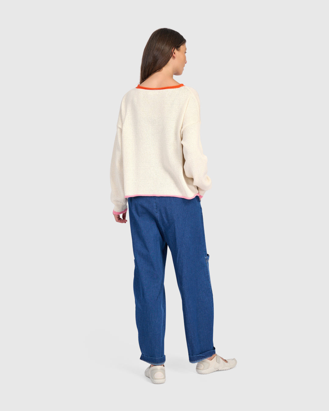 Pip Rollneck Pullover, Ivory