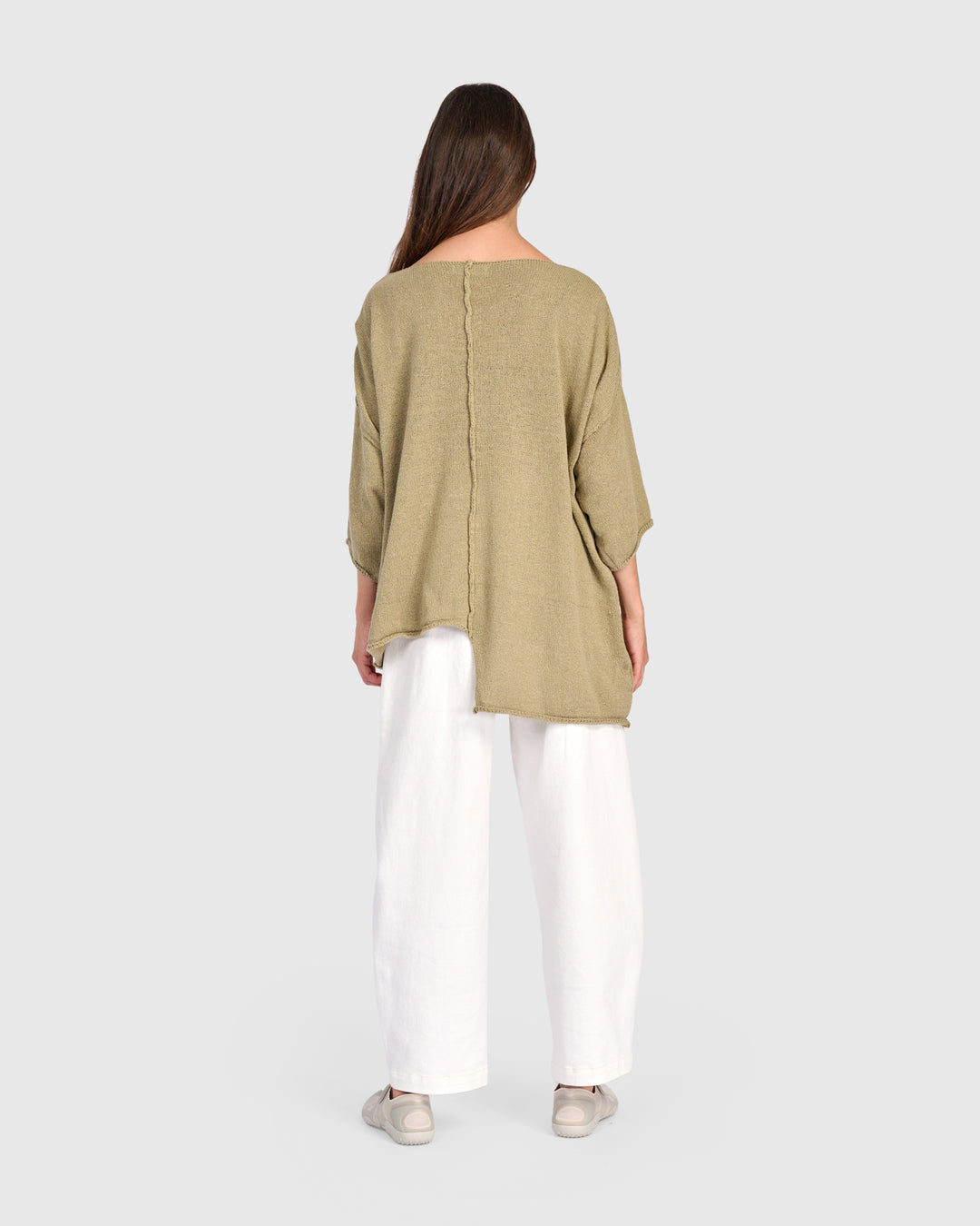 Attic Loose Sweater, Stone