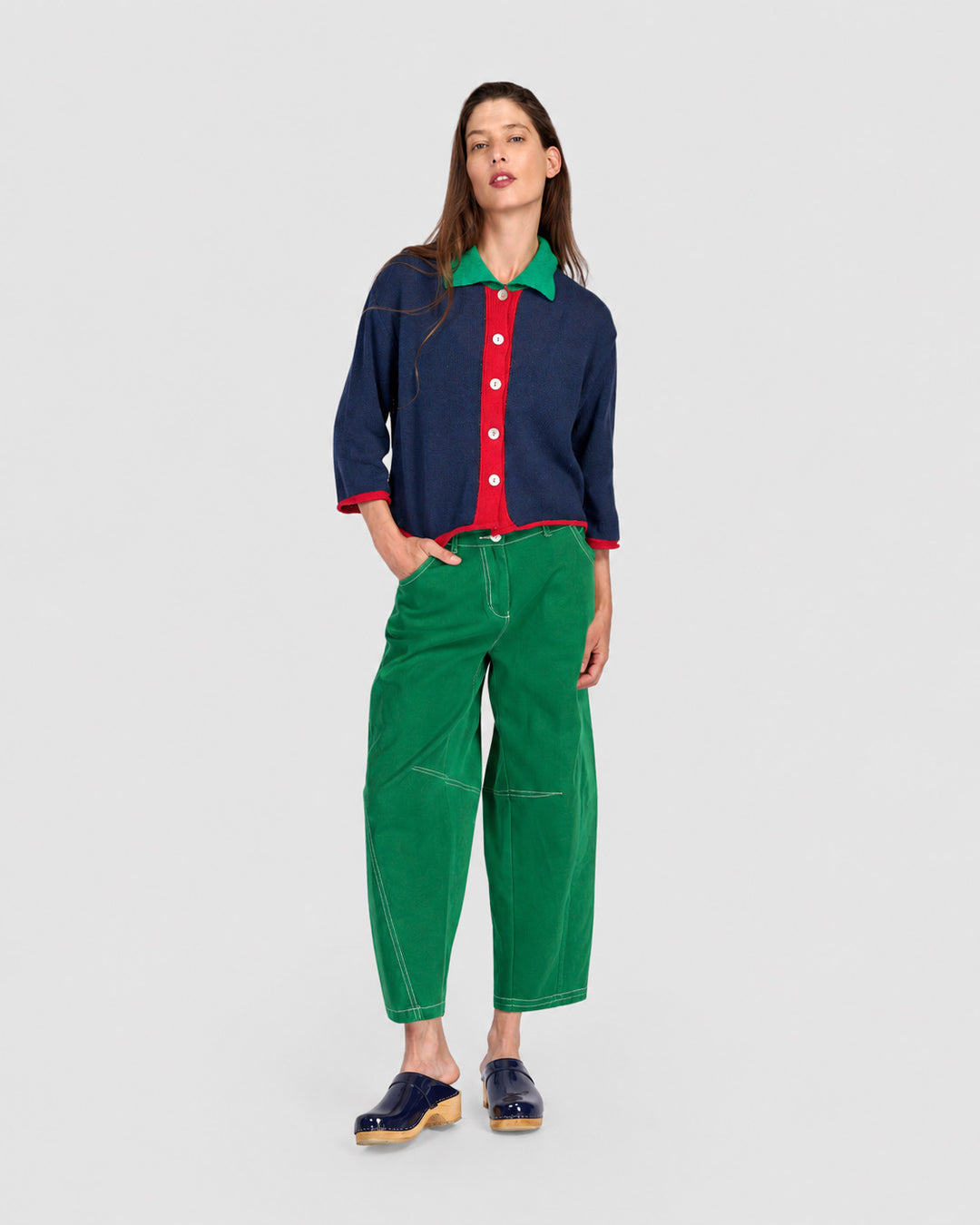 Coco Cardigan, Navy Mix