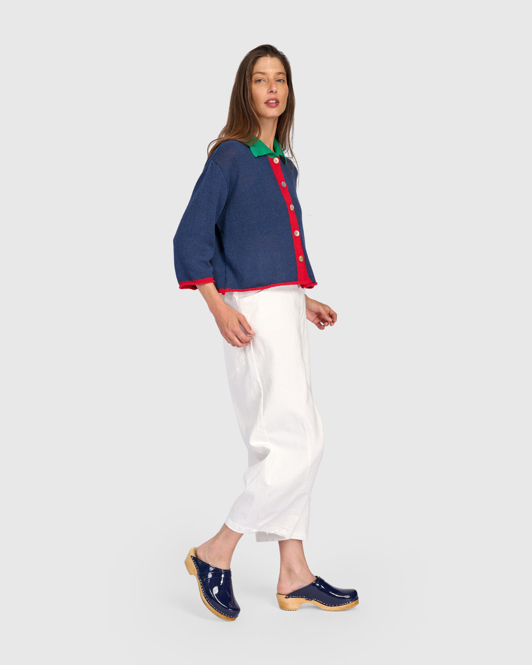 Coco Cardigan, Navy Mix