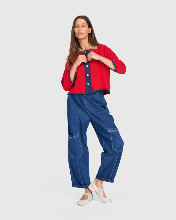 Coco Cardigan, Red
