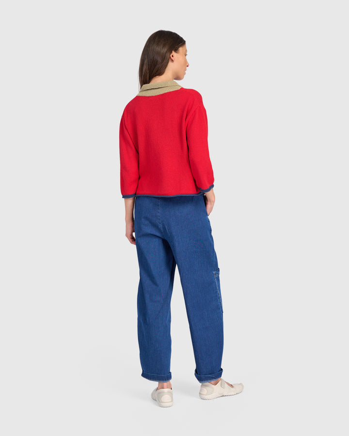 Coco Cardigan, Red