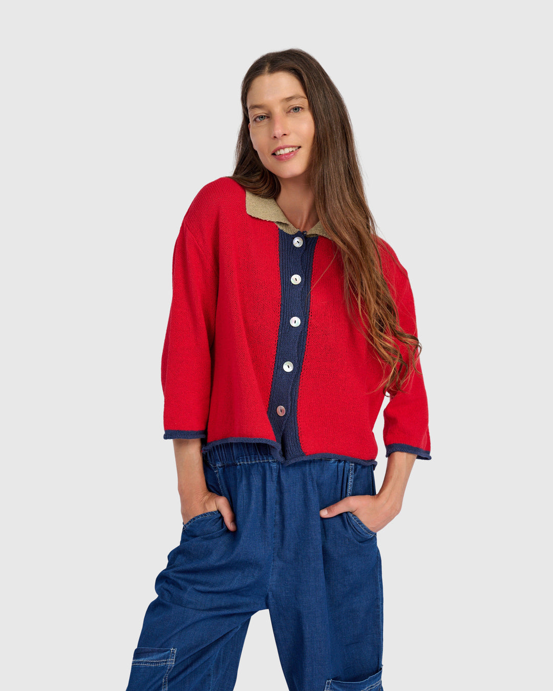 Coco Cardigan, Red