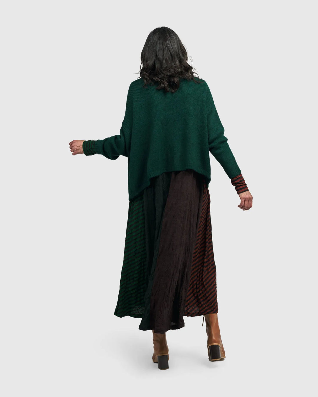 Diana Cropped Cardigan, Forest