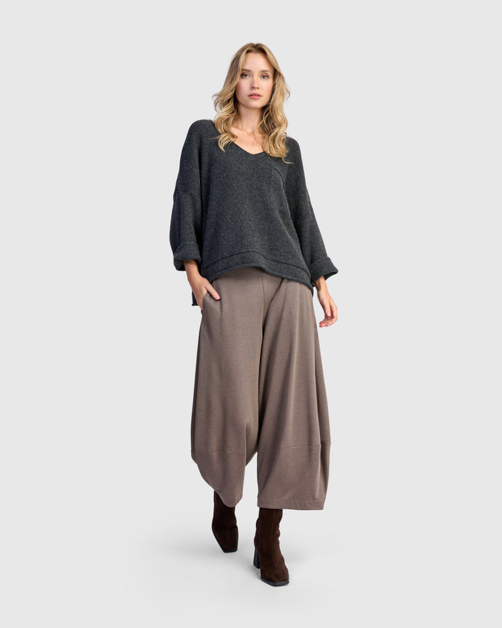 Basis Pullover Sweater, Grey