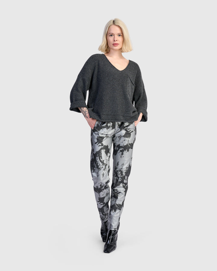 Basis Pullover Sweater, Grey