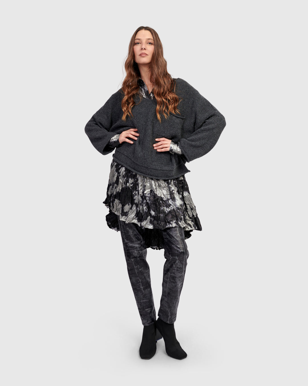 Sizzle Tunic, Silver