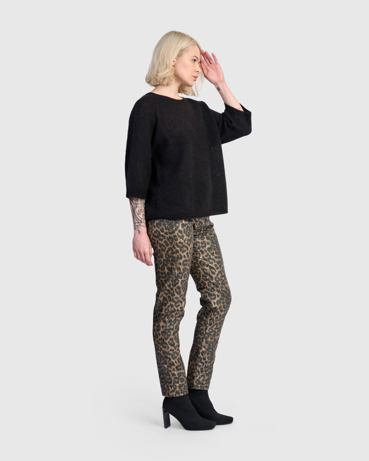 Core Pullover Sweater, Black