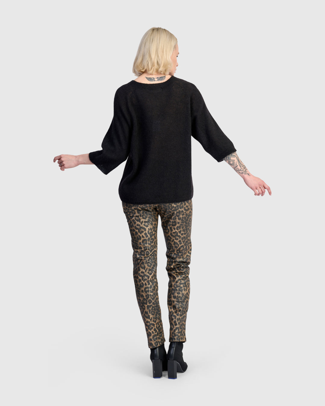 Fierce Iconic Stretch Jeans, Leopard
