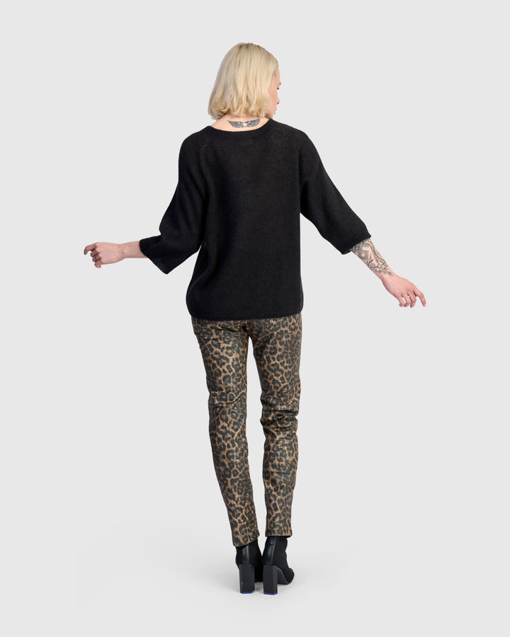 Fierce Iconic Stretch Jeans, Leopard