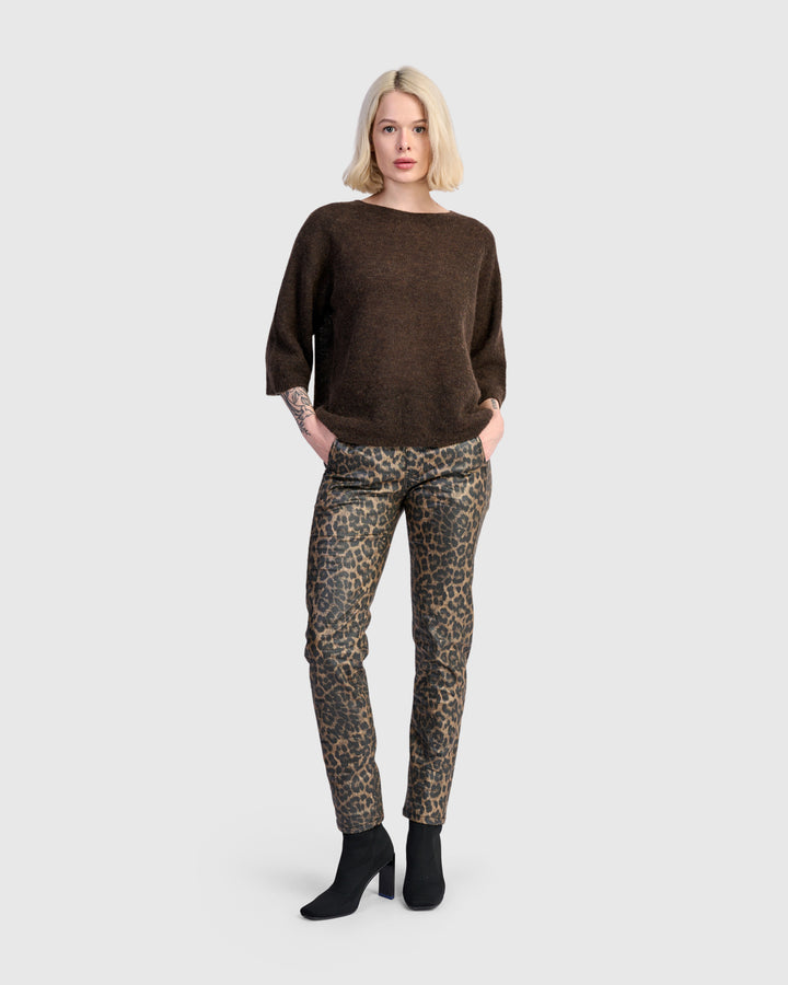 Core Pullover Sweater, Coffee