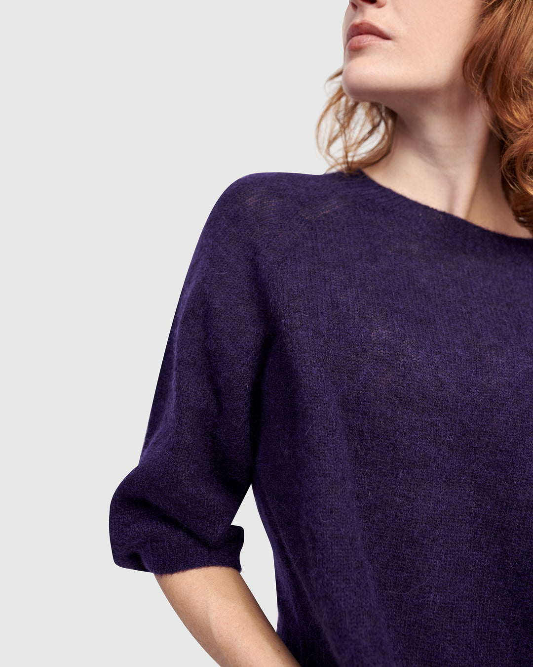 Core Pullover Sweater, Purple