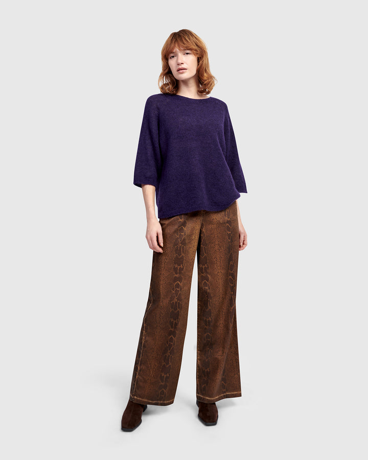 Core Pullover Sweater, Purple