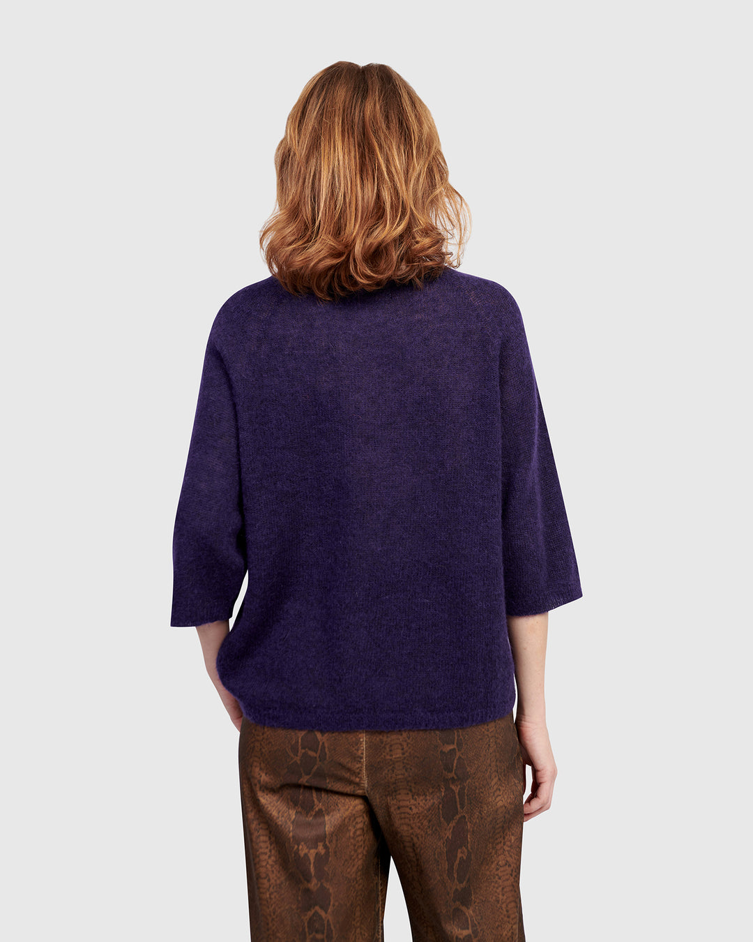 Core Pullover Sweater, Purple