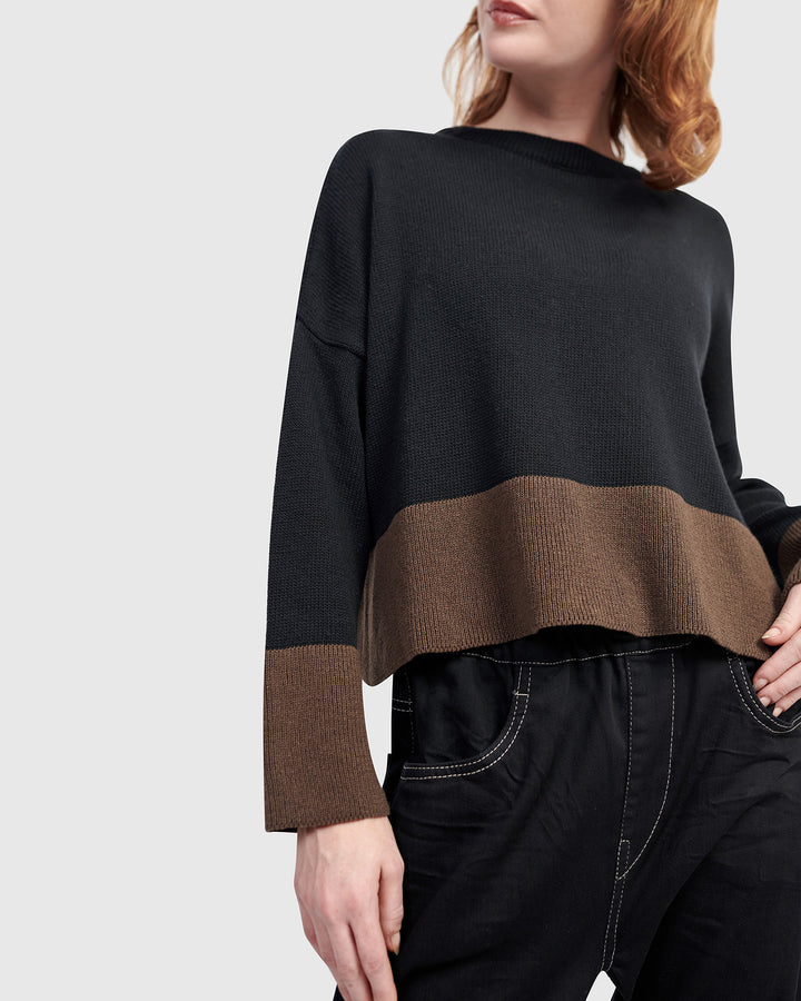 Vista Block Sweater, Mix