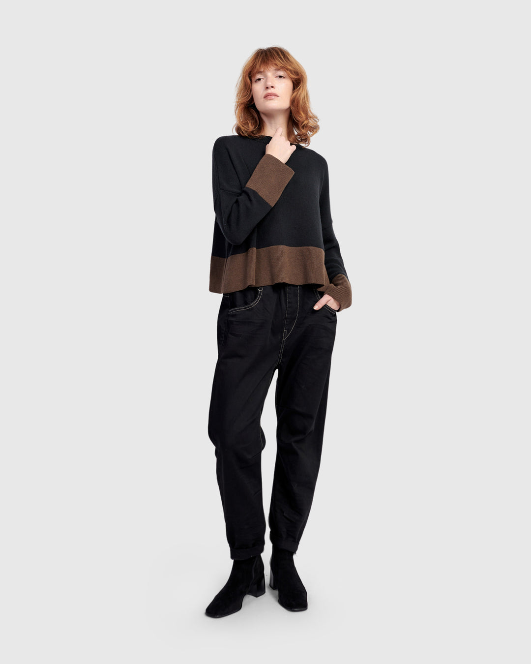 Vista Block Sweater, Mix
