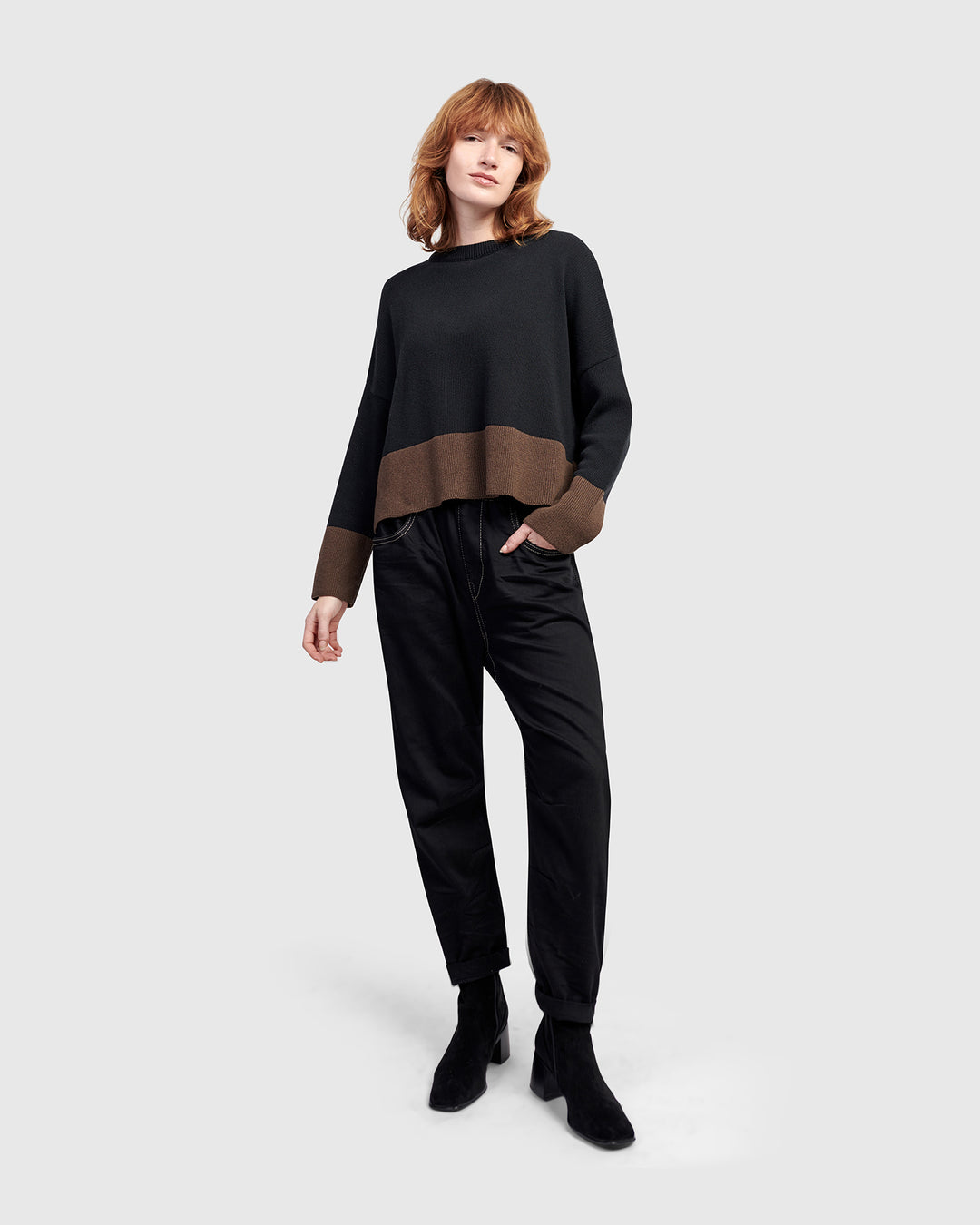 Vista Block Sweater, Mix