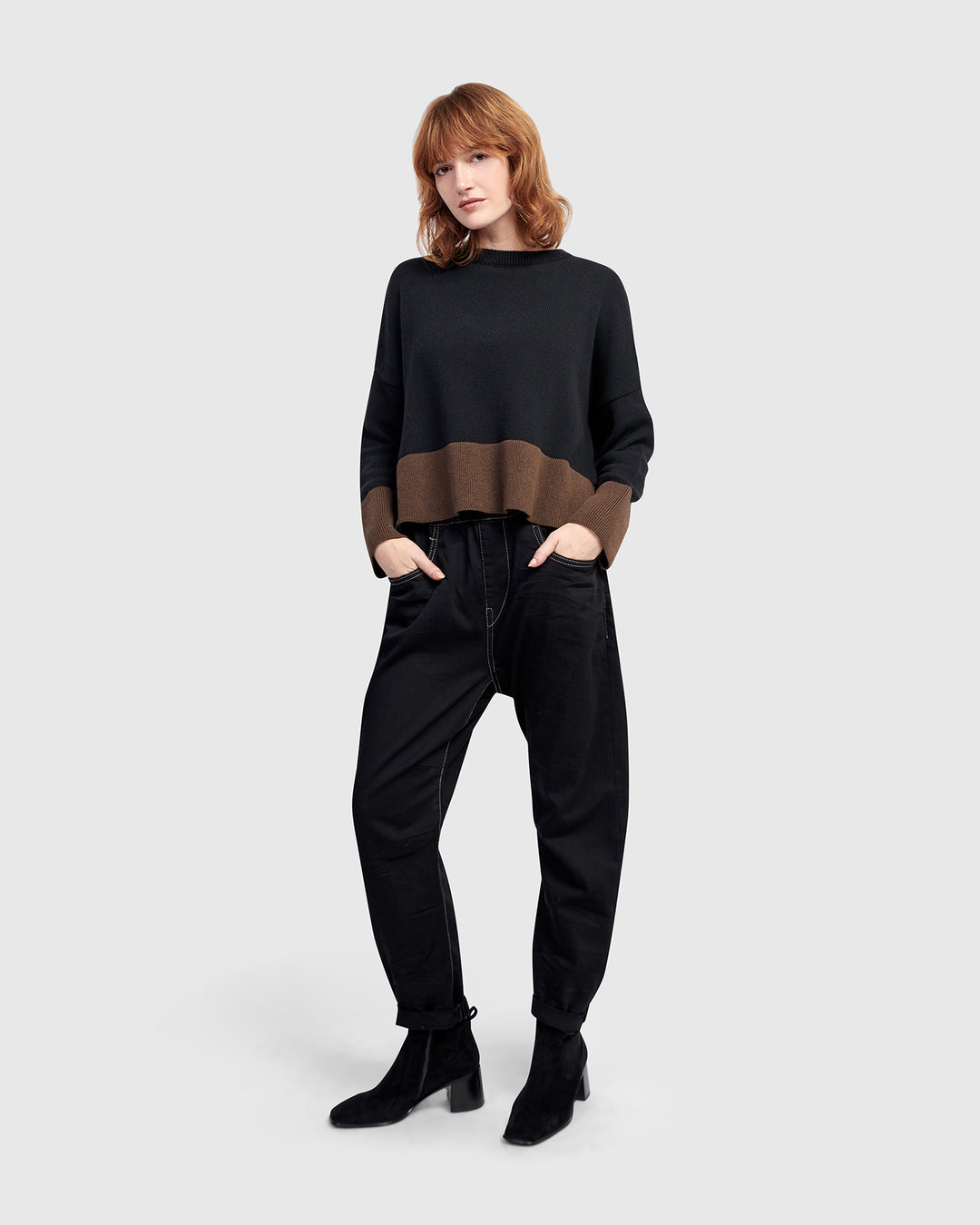 Vista Block Sweater, Mix