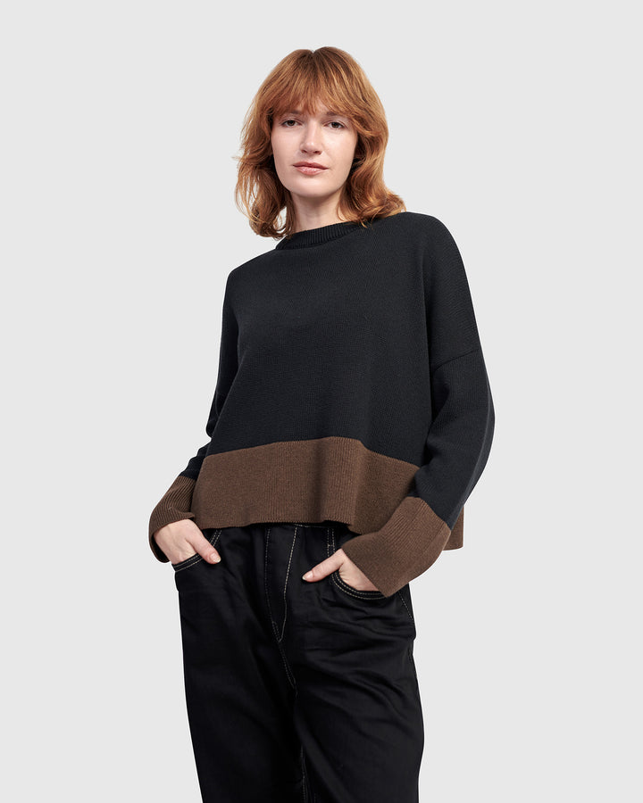 Vista Block Sweater, Mix
