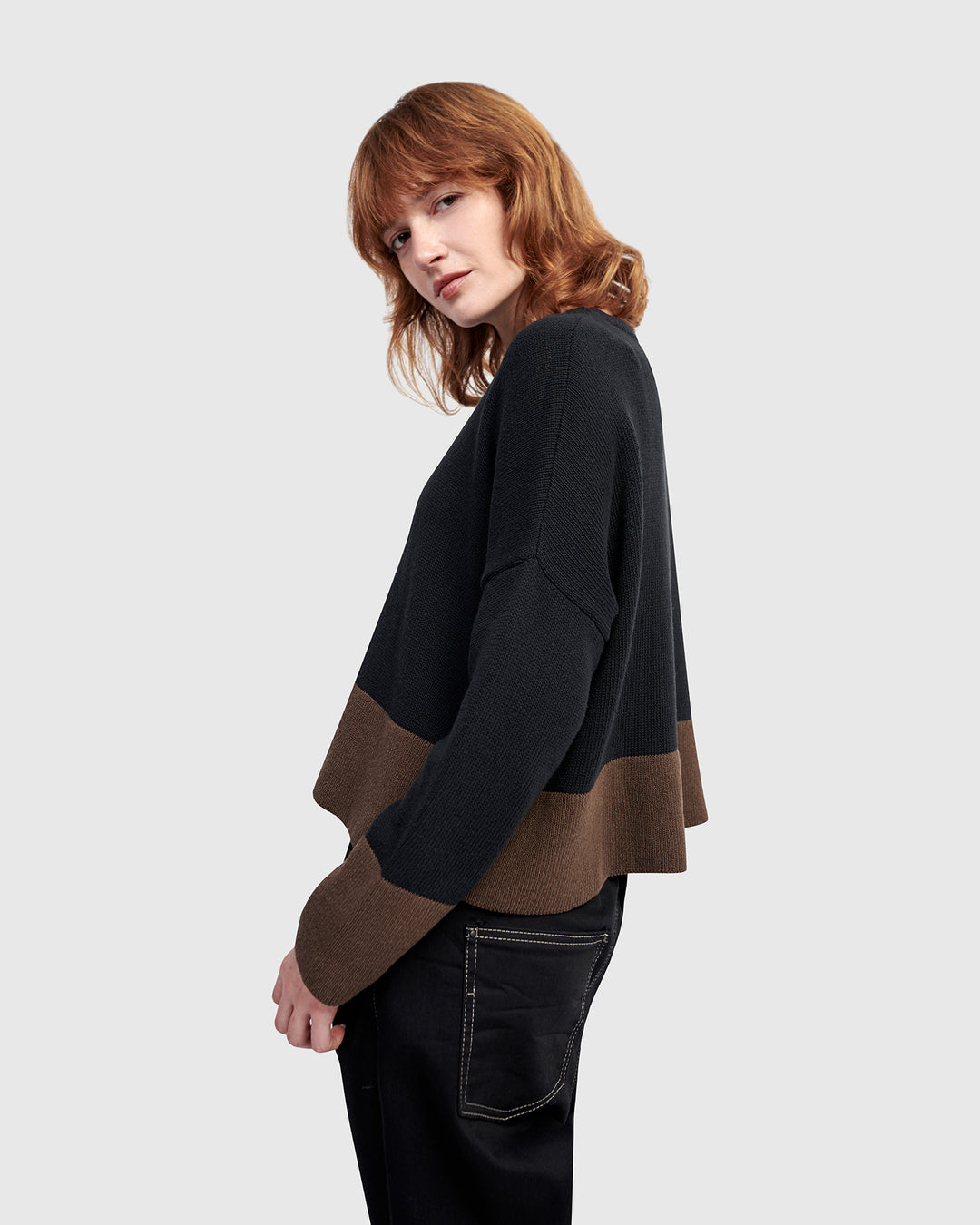 Vista Block Sweater, Mix