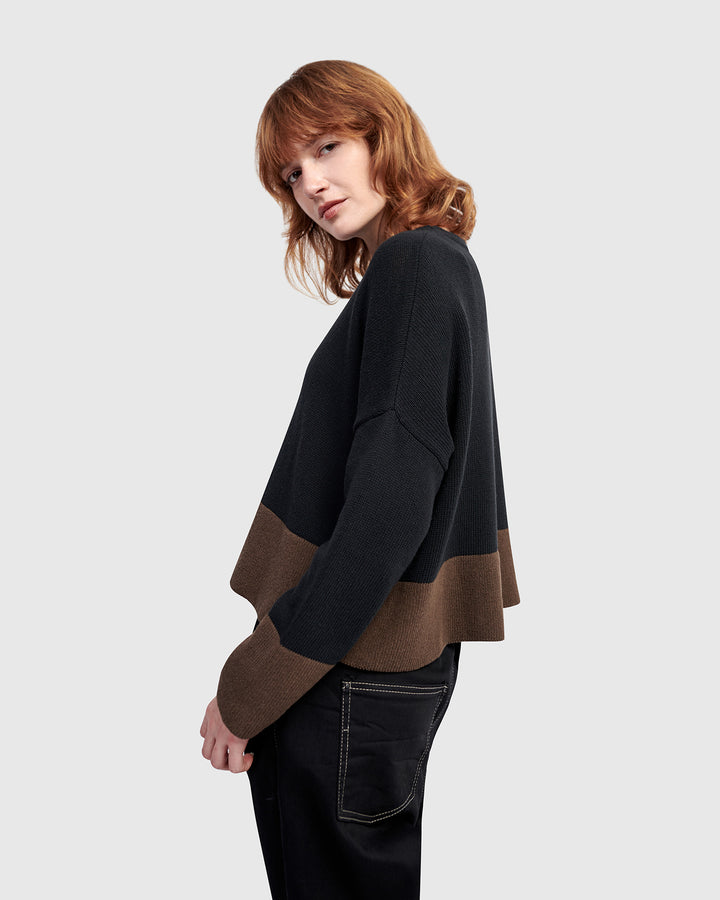 Vista Block Sweater, Mix