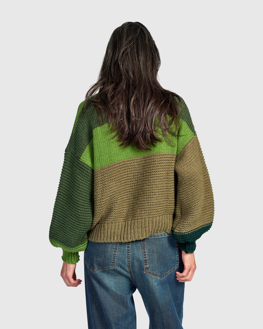 Carnival Chunky Cardigan, Pine