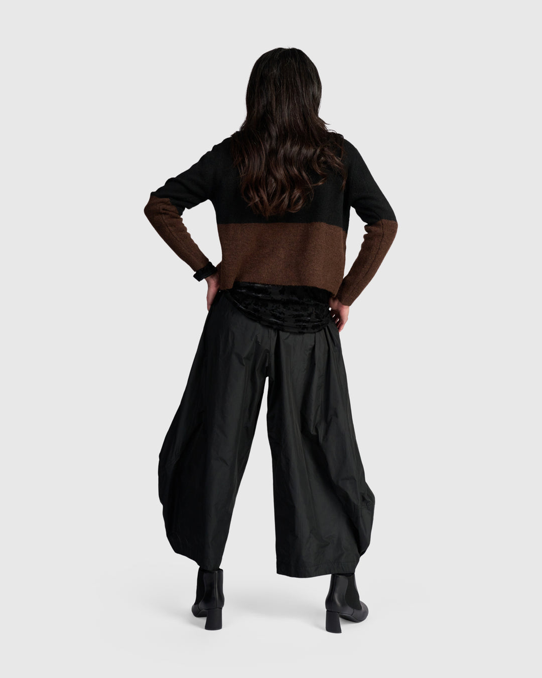 Maeve Cardigan, Black/Choco