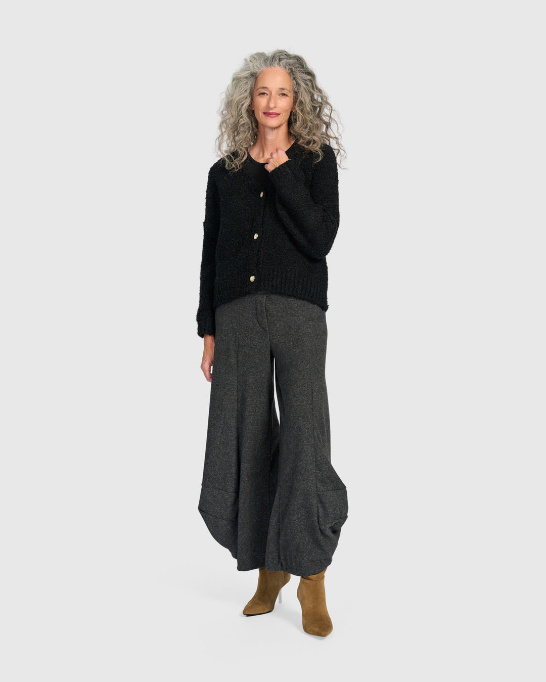 Plush Punto Pants, Carbon
